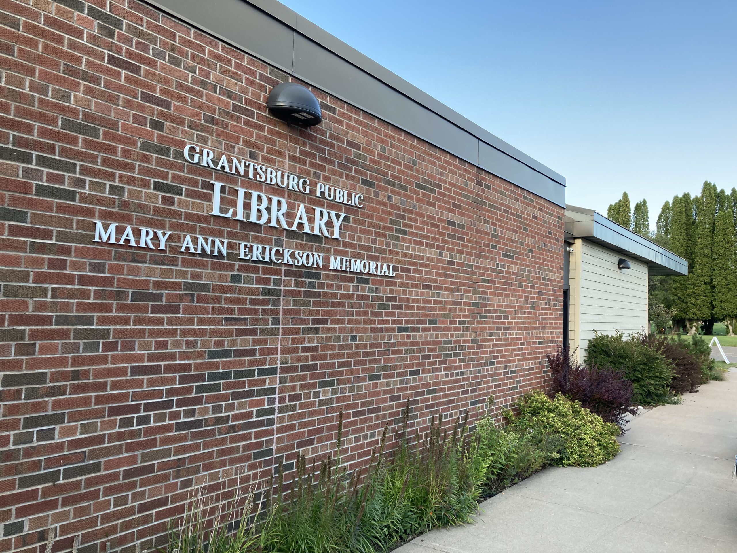 Sharing the 75year history of the Grantsburg Library tomorrow Inter