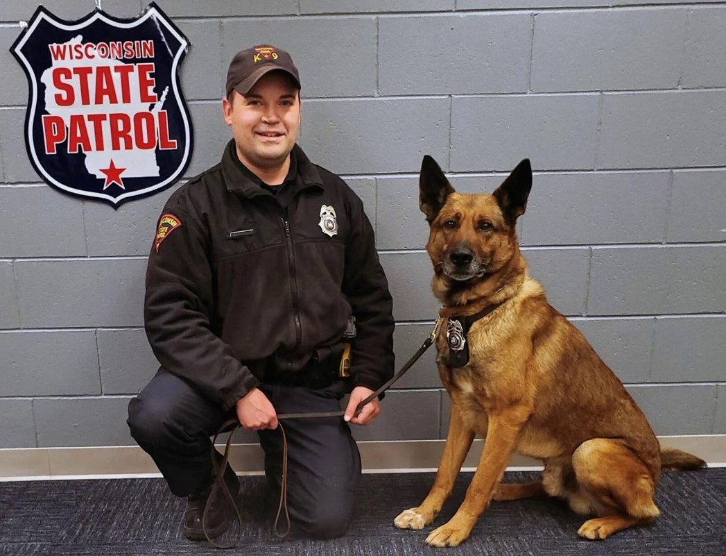 Wisconsin State Patrol K-9 Roni remembered during memorial service ...