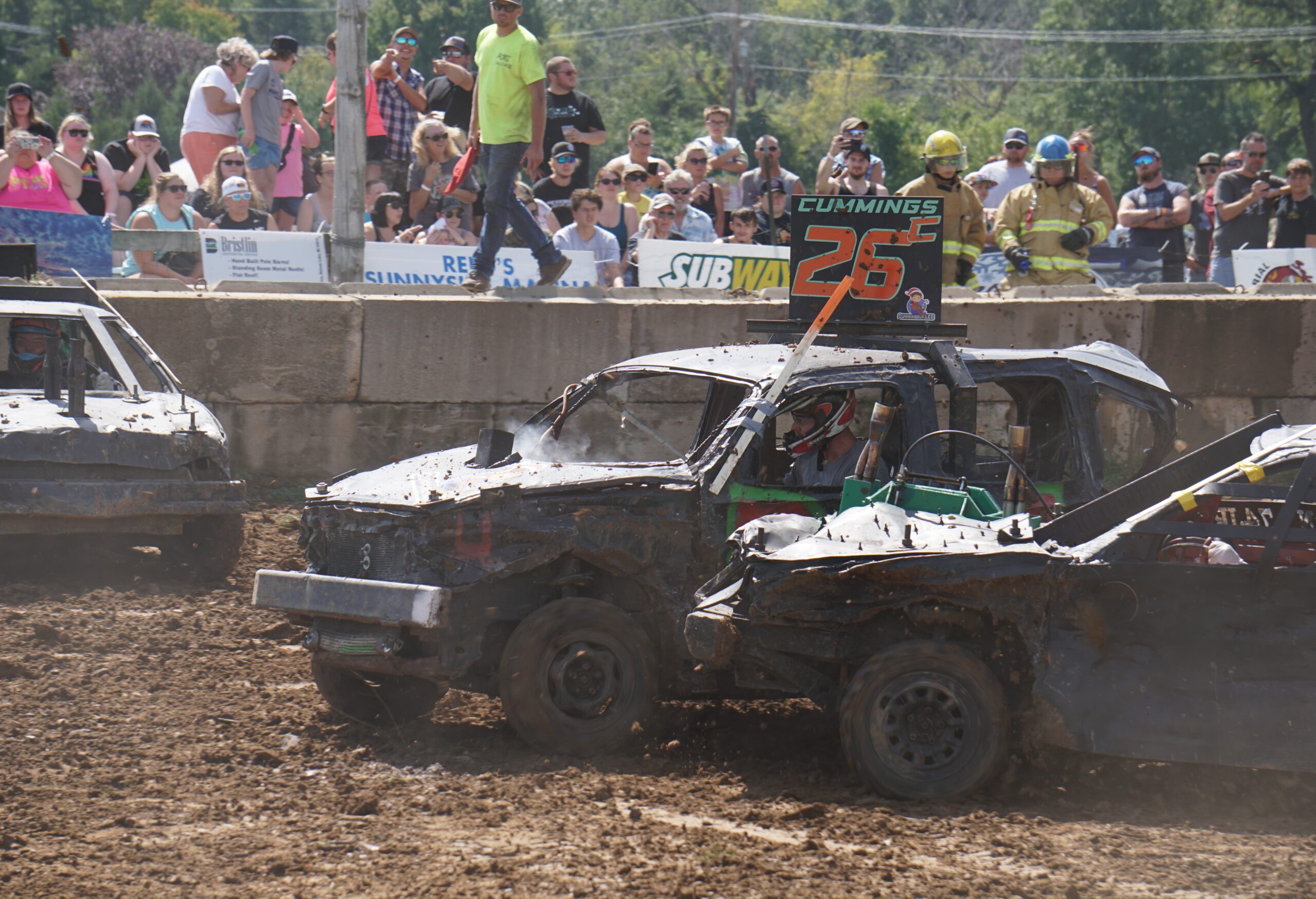 Balsam Lake Fire Department hosts annual demo derby InterCounty Leader