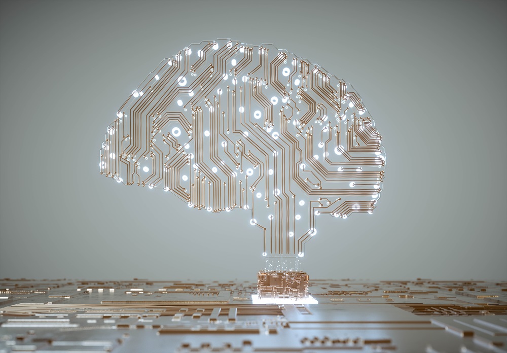 ai AI artificial intelligence brain computer generated