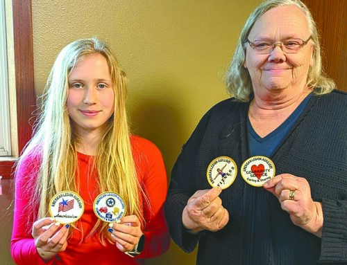 Brooke Johnson receives awards from American Legion Auxiliary