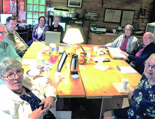 Polk County Genealogical Society tours Forts Folle Avoine