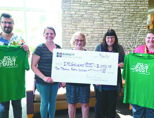 BMC’s Go for the Gust race donates to Interfaith Caregivers of Burnett County