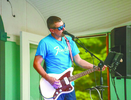 Ethan Bergstrom concludes the Frederic Arts Outdoor Concert Series