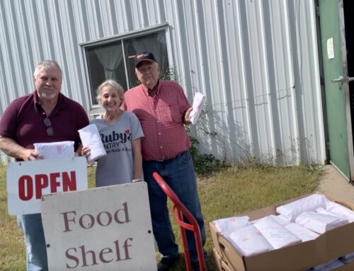 Donation to Ruby’s Food Shelf from Indianhead Credit Union