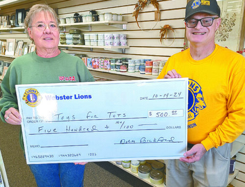 Webster Lions donates to others