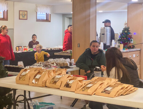 Vendors gather for a craft and bake sale at North Valley Lutheran