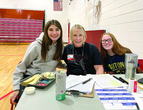 Blood drive at Luck High School thrives despite snowy weather