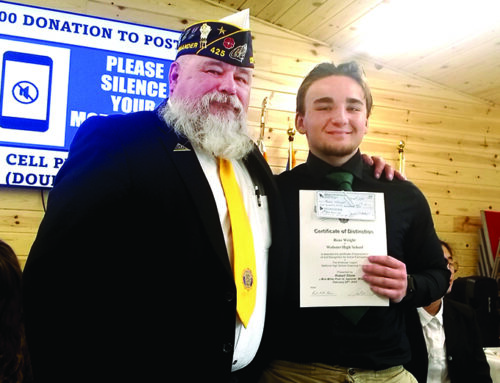 Webster High School senior competes in American Legion Contest