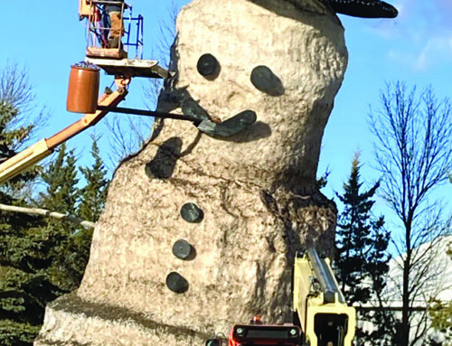 Warmer temperatures result in end of Milltown’s snowman