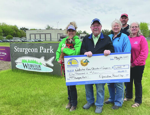 Operation Round Up donates $1,000 to the Webster Area Chamber