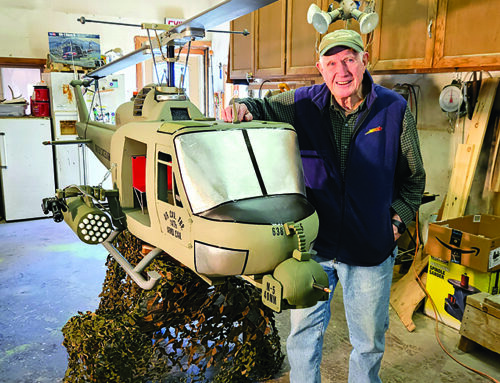 Model Helicopter to be on Display at the Frederic SOO Line Depot Saturday, July 12