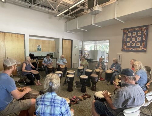 Northwoods Percussion drum circle meets at St. Croix Falls Library