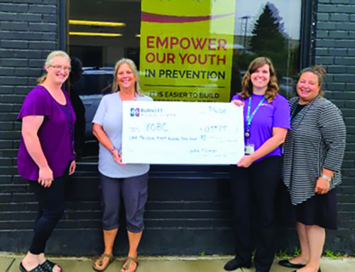 Burnett Medical Center’s Go for the Gust race donates nearly $1,900 to Youth of Burnett County Prevention Coalition