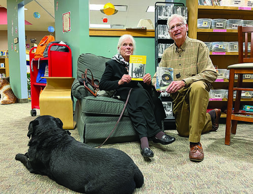 Local author Mark Hayes Peacock reads at Frederic Public Library