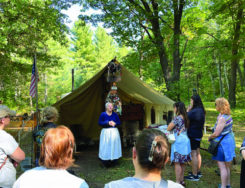 Fur trade enthusiasts gather for Dagwaagin Gabseshi at Forts Folle Avoine