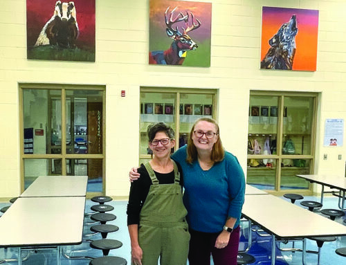 ‘Forest Friends’ paintings at St. Croix Falls Elementary cafeteria